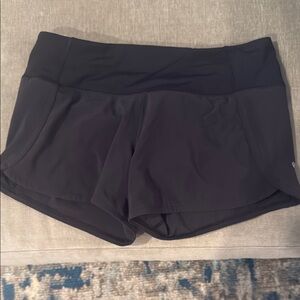 lululemon athletica Women's Black Athletic Shorts size 6